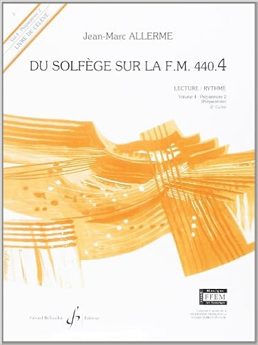 Du Solfege Sur La F M 440 4 Lecture Rythme Eleve Amazon Fr Allerme Livres