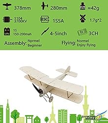 Dancing Wings Hobby Balsa wood Micro 3CH Indoor