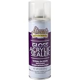 Aleene's Spray Acrylic Sealer, Gloss Clear Finish, 6 oz | Clear Gloss Finish, Non-Yellowing, Fast Drying, Protects Crafts And Art Projects, Easy Spray Application