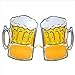 LUOEM Fancy Beer Mug Eyeglasses Carnival Party Supplies for Dress Accessory