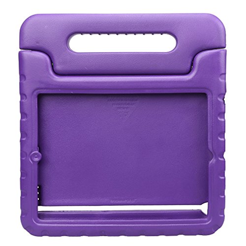 NEWSTYLE Apple iPad 2 3 4 Shockproof Case Light Weight Kids Case Super Protection Cover Handle Stand Case For Kids Children For Apple iPad 4, iPad 3 & iPad 2 2nd 3rd 4th Generation (Purple)