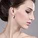 Gem Stone King 7X5MM Oval Gemstone Birthstone French Wire Dangle Hook Earrings For Women | 925 Sterling Silver | Fine Jewelry Gifts for Her Mom Women Wife