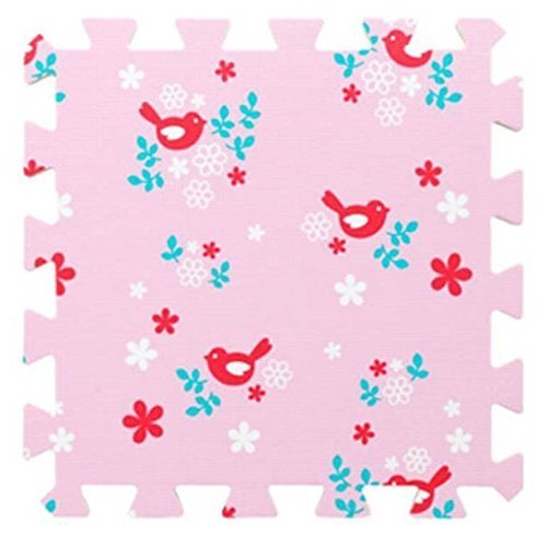 pink foam play mat