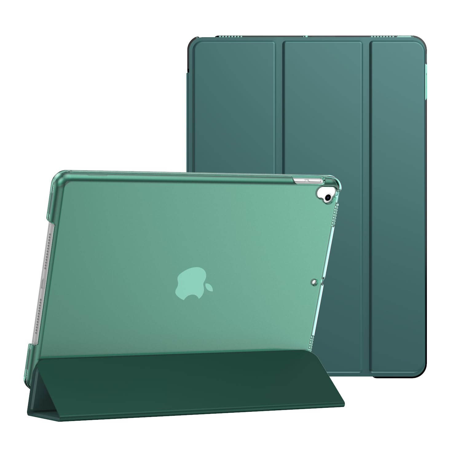 Smart Case For Apple iPad Pro 10.5 (2017) A1701 A1709 And iPad Air 3 (2019) A2153 A2123 A2153 with Auto Wake/Sleep (Emerald Green)