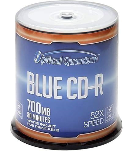 Amazon.com: Optical Quantum Blue AZO CD-R 700MB 52X Recordable