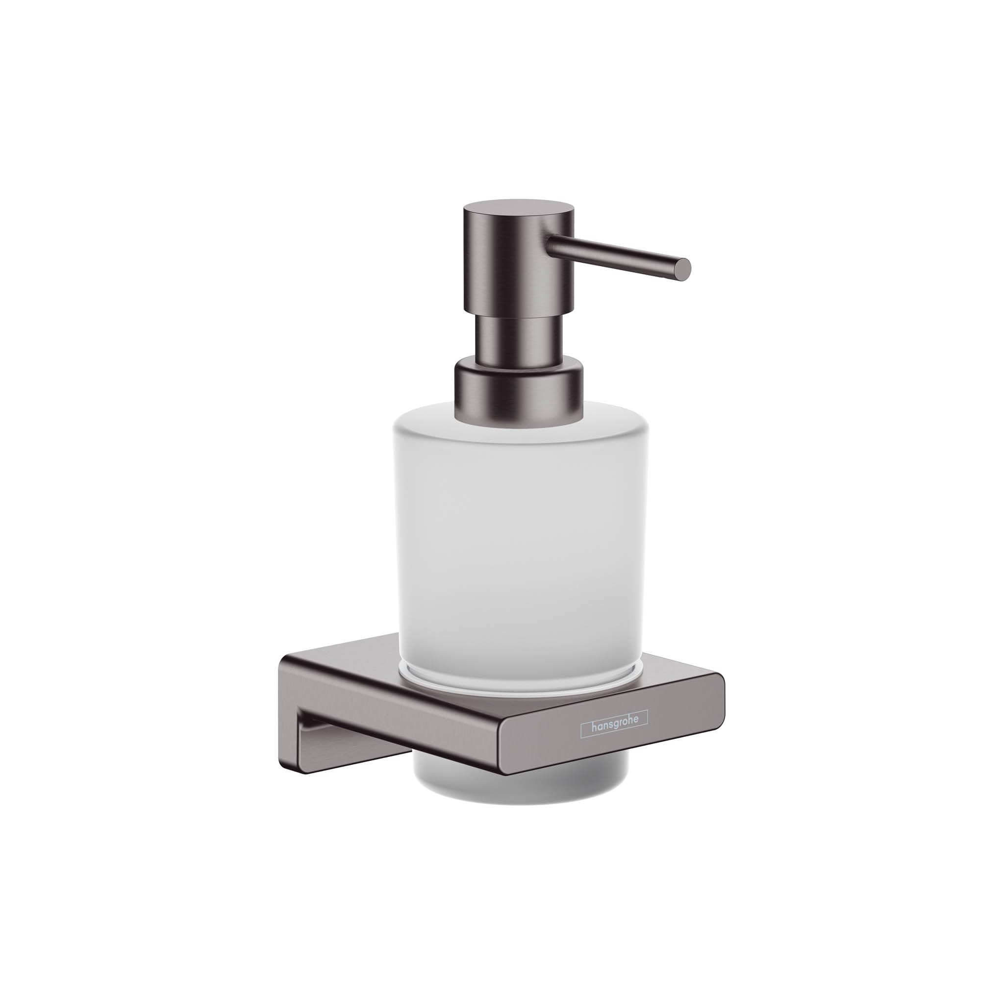hansgrohe AddStoris Liquid soap dispenser, brushed black chrome, 41745340