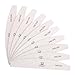 Makartt Nail File: 240/240 Grit Emery Boards for Nails, 10pcs Ultra-Fine Filer Kit for a Shiny Finish Zebra Doubled Sides Washable Manicure Pedicure Tools