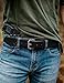 Hanks Gunner - USA Made Concealed Carry CCW Leather Gun Belt - 100 Year Warranty - 14 Ounce - Black -40