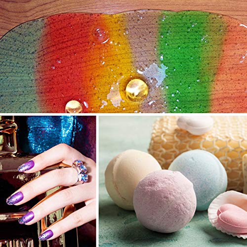 SEISSO 50 Bags Epoxy Resin Dye, 250g Mica Powder for Epoxy Set