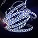 FAVOLCANO LED Strip Light Cool White IP65 Waterproof 12V DC SMD 3528 600 LEDs 120 LEDs/M, 16.4 ft/5M LED Rope Light for Halloween Thanksgiving Home Business Indoor Outdoor Decoration