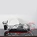 MICOE Dish Drain Drying Rack 1 tier Tableware organizer with Cup Holder Large Capacity dish racks for counter H-WDT1001