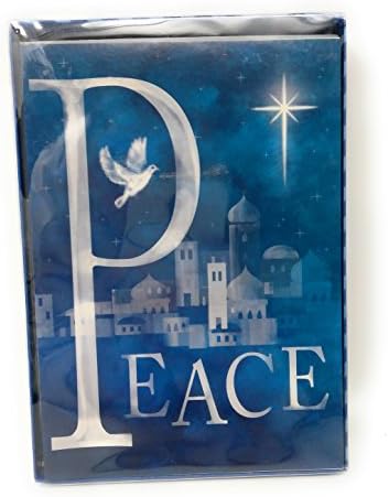 PEACE Box set Paper Cards with Envelopes Happy Holiday Greeting