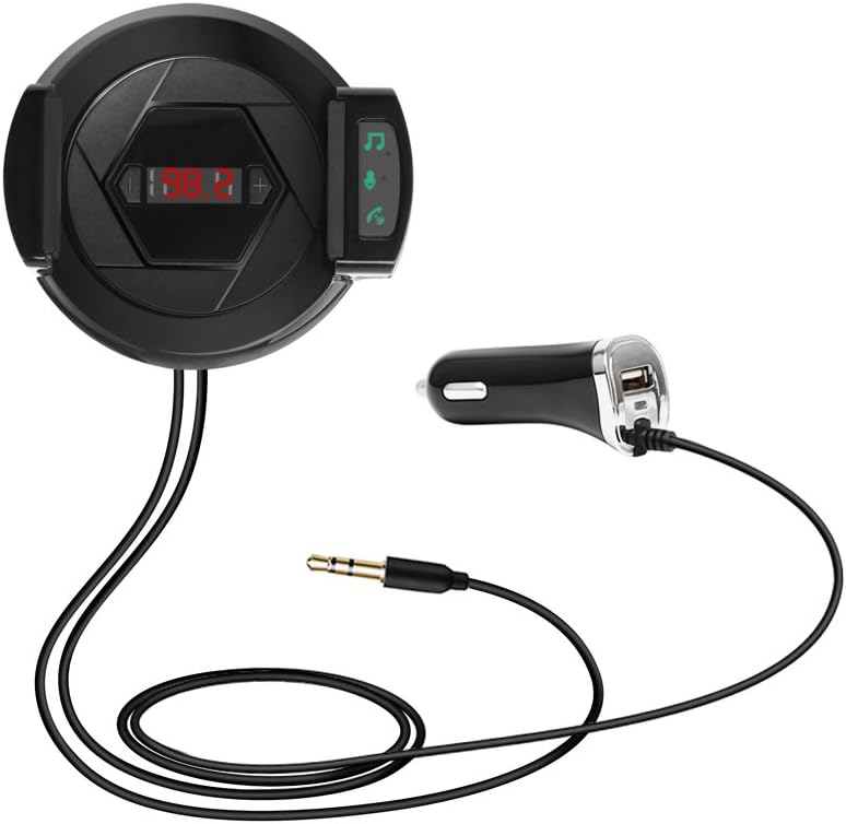 Car FM Transmitter With Mobile Phone Holder, FM Transmitter Bluetooth , Radio Adapter, 3 In 1