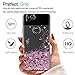 LeYi for Pixel 2 Case,Google Pixel 2 Case for Girls Women, Cute Bling Shiny Moving Quicksand Liquid Glitter TPU Protection Phone Case for Google Pixel 2 (2017) Rose Gold