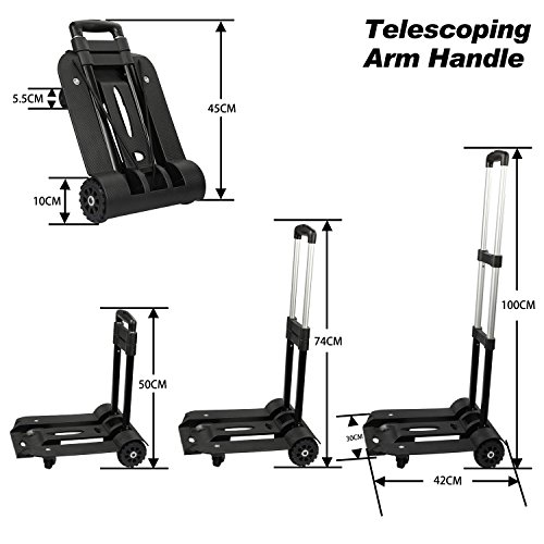 4 Folding+Wheel+roate+Construction+Lightweight+Personal