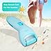 Electric Callus Remover, Cinsey Rechargeable Waterproof Pedicure Tool Foot File for Hard, Dead&Callused Skin, Includes 2 Extra Refills, Dander Cather& LED Light