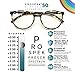 Prospek Blue light Readers For Women, ARTIST (+1.25 Diopters) - High Optical Quality Clear Lenses