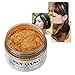 SUNSENT Unisex DIY Matte Hairstyle Pomade,Washable Gold Hair Paint Wax For Party, Cosplay,Club,Halloween (4.23 oz)