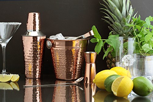 Apollo Cocktail-Set aus Edelstahl und Kupfer, Mehrfarbig, 5-teilig – Bild 5