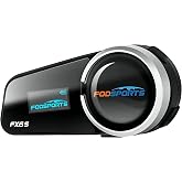 Fodsports FX6S Motorcycle Helmet Bluetooth, 1000M Motorbike Intercom Bluetooth, 6-Way Motorcycle Helmet Communication System/Voice Dial/Universal Pairing/FM Radio(1 Pack)
