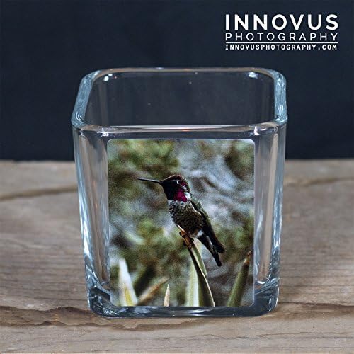 Candle Holder - Iridescent Hummer - Hummingbird