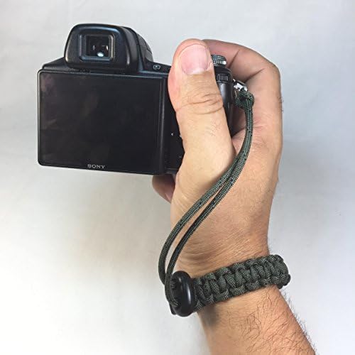 Spotted Foliage Cobra Short Paracord Best Camera Wrist Strap - Comfortable Camera Strap - Professional Camera Strap For DSLR Digital Cameras