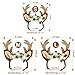 Bascolor Pet Costume Antlers Headbands with Ears Adjustable Flexible for Dogs Cats Various Size Halloween Christmas Festival Pets Costumes (L)