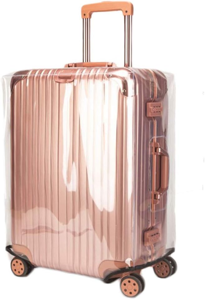 Luggage Protector Case PVC Baggage Cover Suitcase Protective Cover Transparent Suitcase Cover Protectors 18-32 Inch Luggage Cover for Wheeled Suitcase
