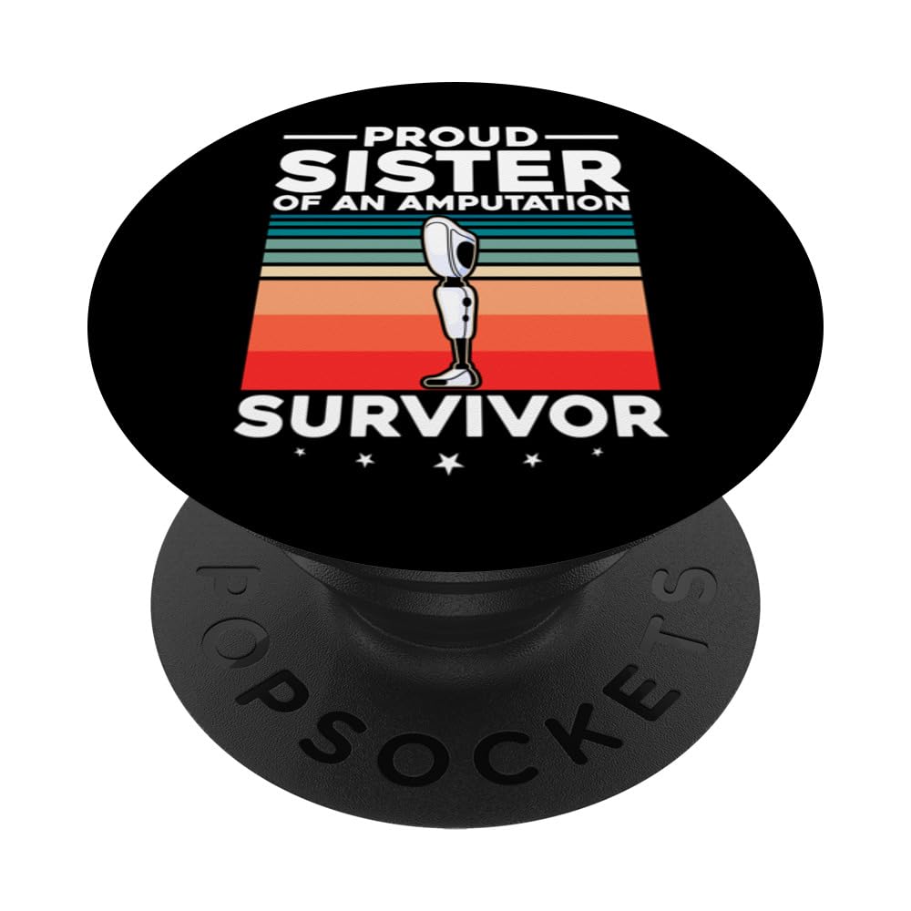 Bionic Leg Theme and Amputation Survivor Theme PopSockets Swappable PopGrip