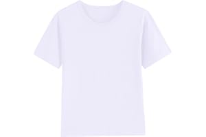 1 Pack Cotton Boys Kids Tshirt Short Sleeve Summer Tops Clothes Tee Shirts for Toddlers(Age 2-14)