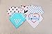 Baby Bandana Drool Bib Gift Set Of Five- Perfect gift For Boys And Girls +ebook