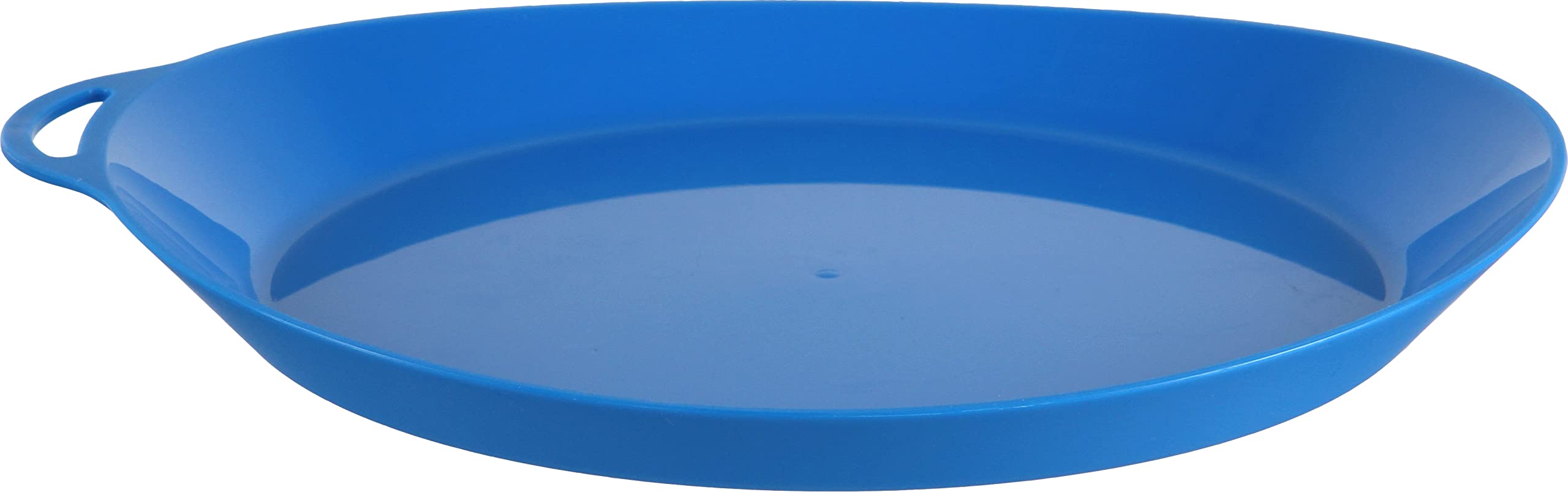 Lifeventure Ellipse Plastic Plate for Camping, Travel & Outdoor - Blue