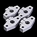 Glamorway Pack of 4Pcs SHF Model Aluminum Linear Rod Rail Shaft Support CNC Route (SHF12)