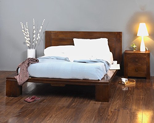 Aprodz Mango Wood King Size Arkansas Bed For Bedroom Stylish Amazon In Furniture Mango Wood King Size Bed