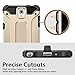 WOLLONY Galaxy Note 3 Case, Rugged Hybrid Dual Layer Hard Shell Armor Protective Back Case Shockproof Cover for Galaxy Note 3 Case - Slim Fit - Heavy Duty - Impact Resistant Bumper(Gold)