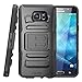Galaxy Note 5 Case, i-Blason Prime Series Dual Layer Holster for Samsung Galaxy Note 5 with Kickstand and Locking Belt Swivel Clip (Black)