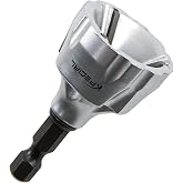 Deburring External Chamfer Tool, with Tungsten Carbide Blade, Deburring Chamfering Drill Bit, Remove Burr Tools Quick Release Hex Shank. Improved Durability and Sharpness. Fits 1/8" to 3/4".