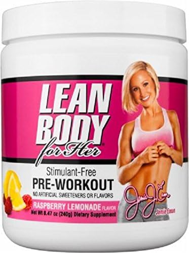 Jamie Eason Stimulant Free Pre-Workout | No Artificial Sweeteners or Flavors (Raspberry Lemonade)