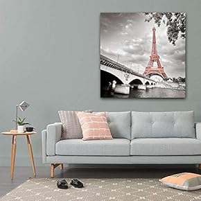 Eiffel Tower in Paris France - Canvas Wall Art Print