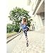 LOCOMO Women American US Star Country Flag Legging S-M FFT007 Blue Red White