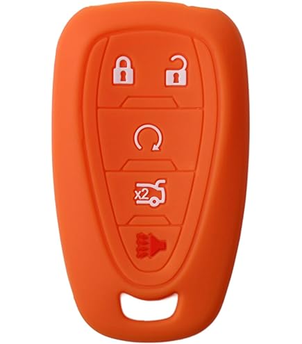Fit Chevrolet Malibu Equinox 5 Button Remote Key Fob Silicone Skin Case Cover - Foto 7