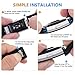 GEAK Adjustable Sports Replacement Bands for Fitbit Charge 2 3Pack Large Sport Black/Classic Black/Diamond Black