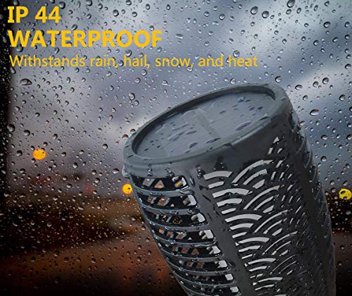 FOXLUX Solar Lights - Torch Lights & Table Lantern & Hanging Lights 3 in 1, Light Sensor Outdoor Lighting, Waterproof Flame Lights, Solar Powered & USB Charging Security Lights for Pathway (2 Pack)