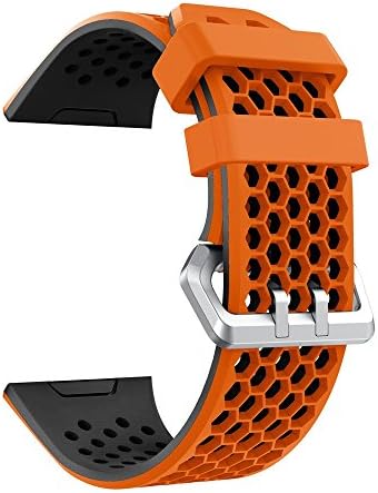 Houystory Fitbit Ionic Straps Lightweight Ventilate Silicone Perforated Accessory Sport Bands for Fitbit Ionic Women Men