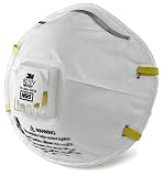 3M Particulate Respirator 8210V, N95 Respiratory Protection (20 Respirator)