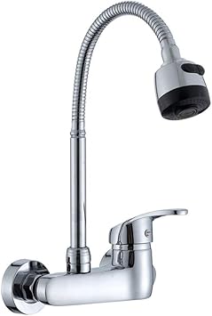 Vinteen Cabeza Universal Grifo de Grifo Caliente y frío en la Pared