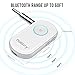 Nulaxy BR01 Bluetooth Receiver Wireless Car Kit Aux Sound Adapter for Home Stereo Headphones Speaker System Up to 60 Feet Range (Bluetooth 4.1, CSR, A2DP, Hands Free Call, CVC Noise Canceling), White