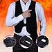 GENERAL ARMOR Far Infrared Heating Vest Insulated Electric Heated Therapy Winter Jacket for Men Women Back Pain Relief Heat Massage Pad Wrap Powered by Power Bank-Size Adjustable Waistcoat ¡­