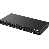 Tenda 16 Port Gigabit Switch, Unmanaged Ethernet Switch | Metal Case Network Switch for Office &amp; Business, Plug &amp; Play, Fanless Silent, Traffic Optimization (TEG1016M)