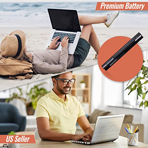 GHU Batería 40 Whr M5Y1K HD4J0 para laptop Dell Inspiron 3551/ 5555/ 5558/ 5758/ Vostro 345,1 2700 mAh, 40 WH Parte # HD4J0, M5YIK, WKRJ2, GXVJ3, 1KFH3